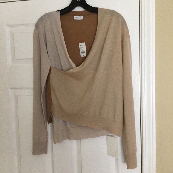 Rosetta Getty Wrap Front Pullover Sweater - Picture 7 of 10